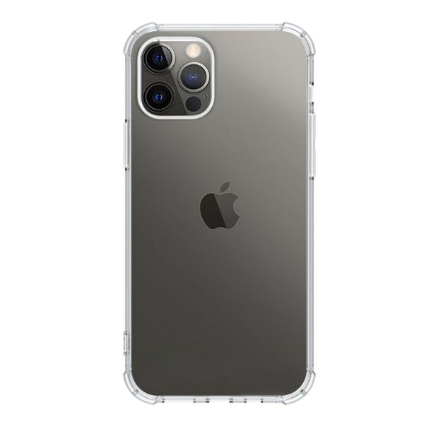

Прозрачный силиконовый чехол с усиленными краями для Apple iPhone 12/12 Pro (ARS57389)