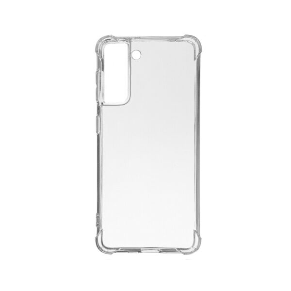 

Прозрачный силиконовый чехол с усиленными краями для Samsung S21 (ARS58183)