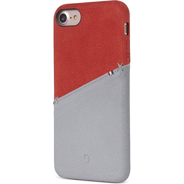

Кожаный чехол Decoded Back Cover для iPhone SE 2020/8/7 Card pocket Red/Grey (DA6IPO7SO1RDGY)