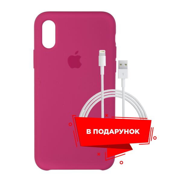 

Чехол для Apple iPhone XS Max Dragon Fruit + кабель Lightning (ARS55292)