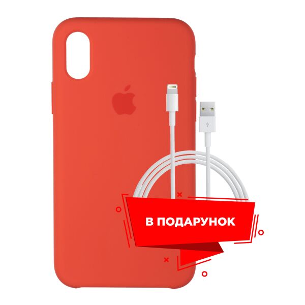 

Чехол для Apple iPhone XS Max Apricot + кабель Lightning (ARS55294)