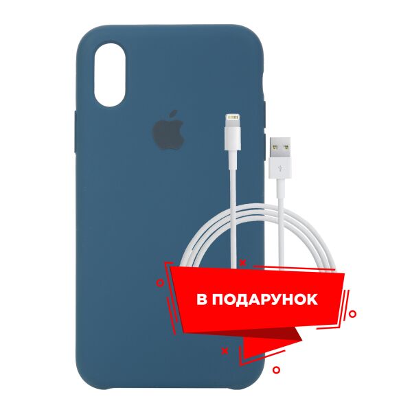 

Чехол для Apple iPhone XS Max Cosmos Blue + кабель Lightning (ARS54251)