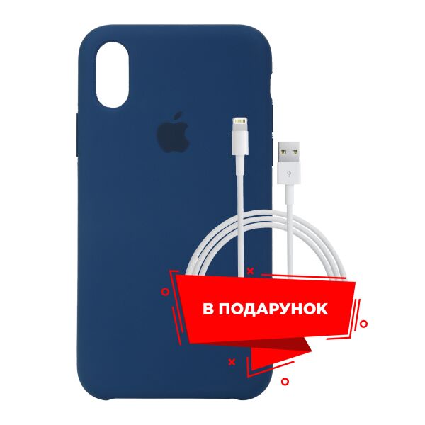 

Чехол для Apple iPhone XS Max Blue Horizon + кабель Lightning (ARS53247)