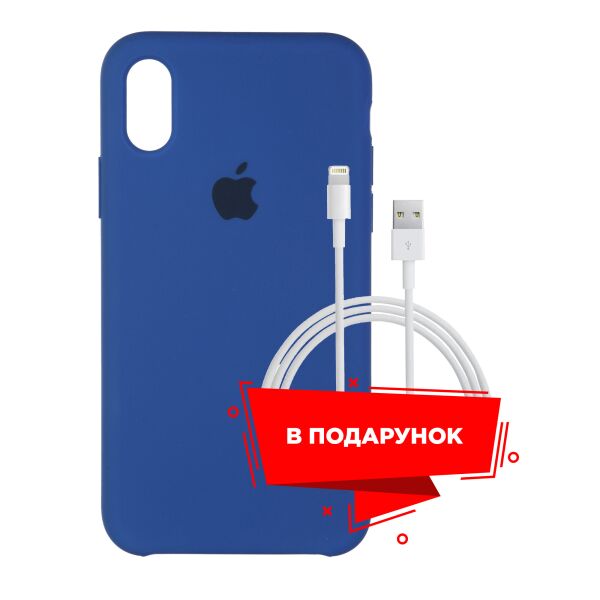 

Чехол для Apple iPhone XS/X Delft Blue + кабель Lightning (ARS54863)