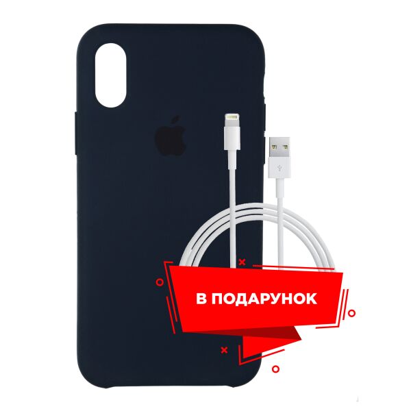 

Чехол для Apple iPhone XS Max Pacific Green + кабель Lightning (ARS54871)