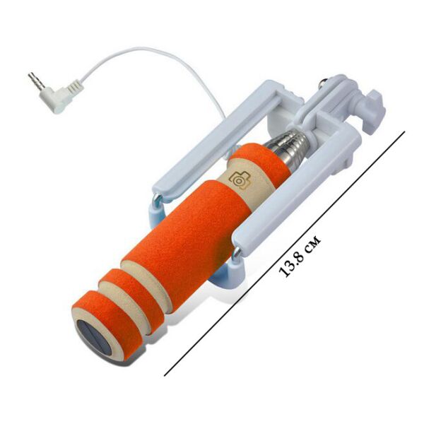

Монопод для селфи со шнуром M+ Selfie Palka Tiddly Orange (MP050215)