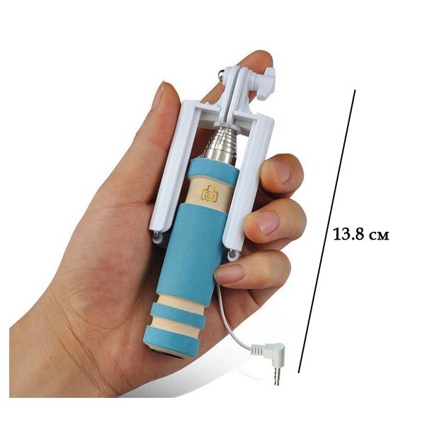 

Монопод для селфи со шнуром M+ Selfie Palka Tiddly Blue (MP050217)