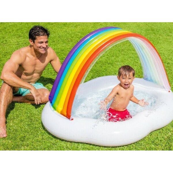 

Бассейн детский надувной Intex 57141 «Радуга-Облако», 142 х 119 х 84 см,