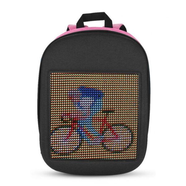 

Рюкзак со светодиодным экраном 15.6' M+ LED Bag Pink
