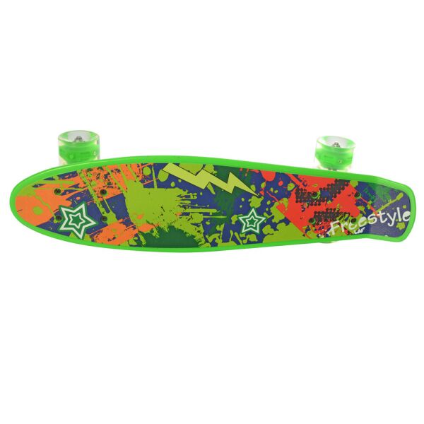 

Пенни борд скейт маленький лонгборд Best Board Р, доска 55 см, колёса полиуритановые светятся для фрирайда Зеленый (MS 0749-1RO)