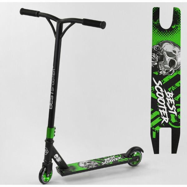 

Самокат трюковый 88311 Best Scooter зеленый 02039