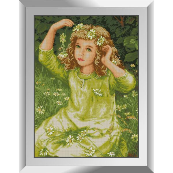 

Набор алмазной живописи Dream Art Веночек из ромашек 31475D