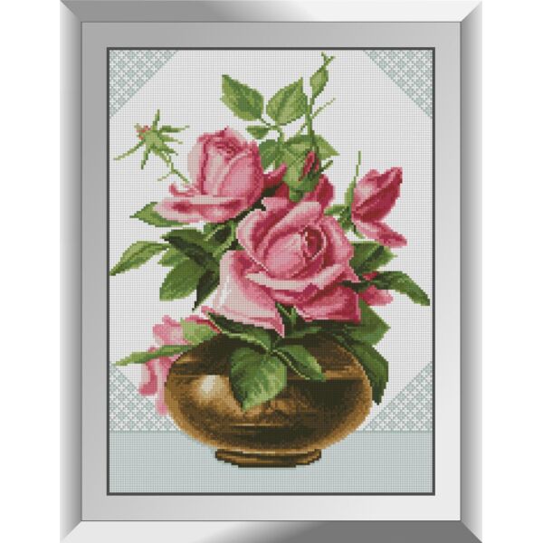 

Набор алмазной живописи Dream Art Розовые розы 31481D
