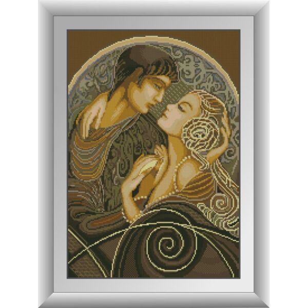 

Набор для рисования камнями алмазная живопись Dream Art Ромео и Джульетта (квадратные, полная) 30695D