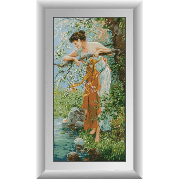 

Набор для рисования камнями алмазная живопись Dream Art Очарование весны (квадратные, полная) 30882D