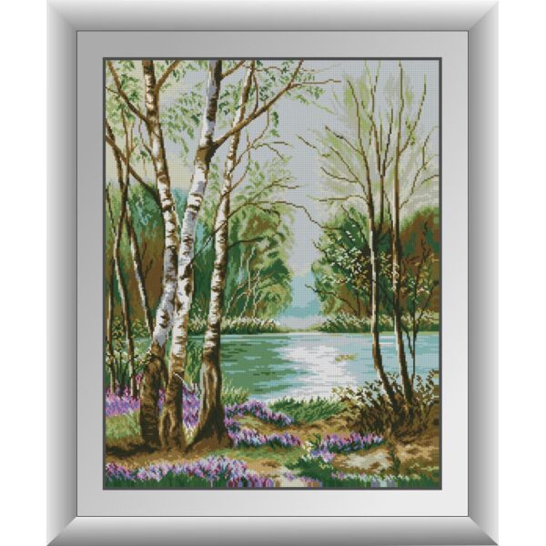 

Набор для рисования камнями алмазная живопись Dream Art Пробуждение весны (квадратные, полная) 30884D