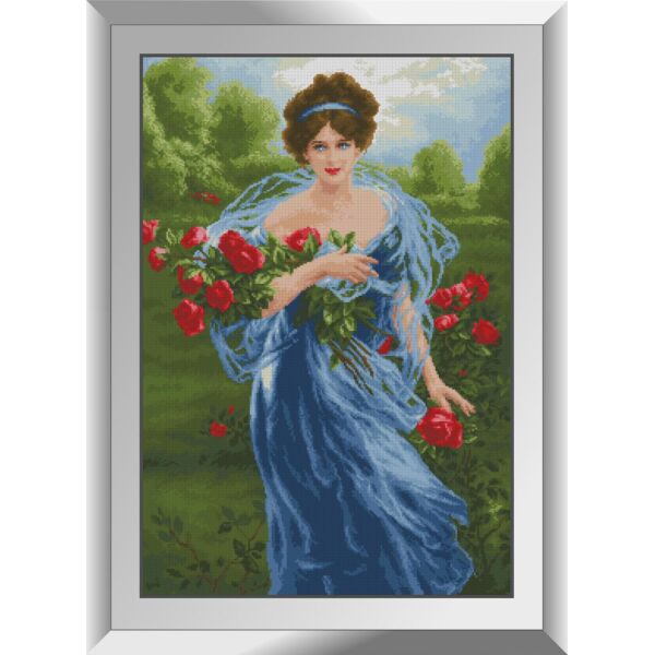 

Набор для рисования камнями алмазная живопись Dream Art Увлечение розами (квадратные, полная) 31464D