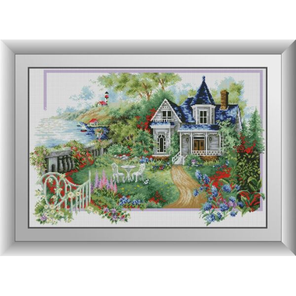 

Набор для рисования камнями алмазная живопись Dream Art Наступает лето (квадратные, полная) 30660D