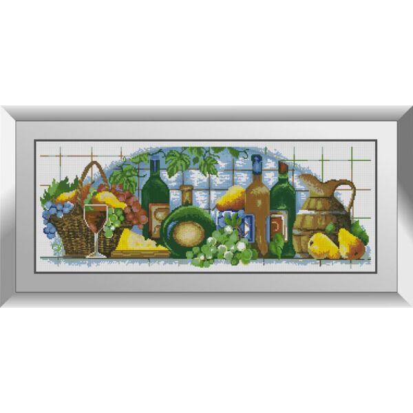 

Набор для рисования камнями алмазная живопись Dream Art Винный погреб (квадратные, полная) 31096D