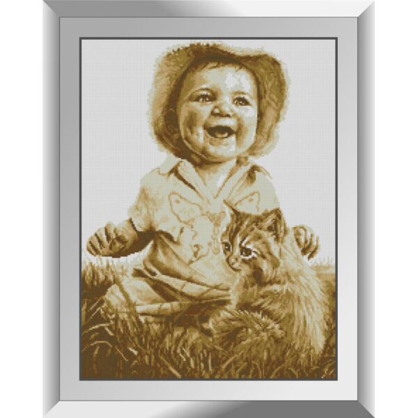 

Набор для рисования камнями алмазная живопись Dream Art Пушистый друг (квадратные, полная) 31458D
