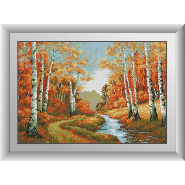 

Набор для рисования камнями алмазная живопись Dream Art Золотая роща (квадратные, полная) 30730D