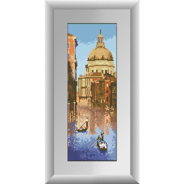 

Набор для рисования камнями алмазная живопись Dream Art Венеция (квадратные, полная) 30132D