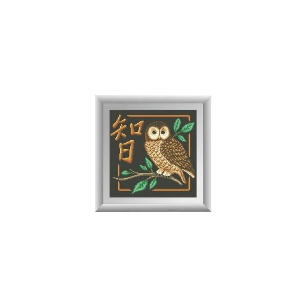 

Набор для рисования камнями алмазная живопись Dream Art Мудрость (квадратные, полная) 30450D