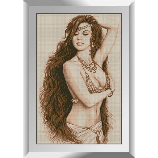 

Набор для рисования камнями алмазная живопись Dream Art Шакира (квадратные, полная) 31149D