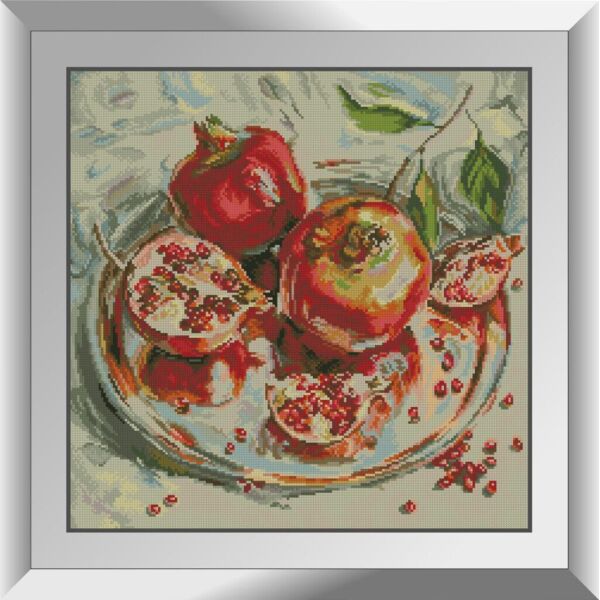 

Набор для рисования камнями алмазная живопись Dream Art Гранат (квадратные, полная) 31219D