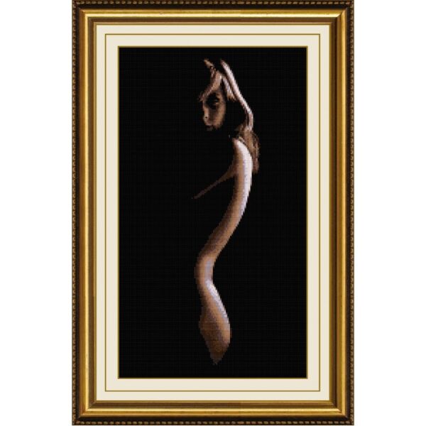 

Набор для рисования камнями алмазная живопись Dream Art Силуэт (квадратные, полная) 30244D