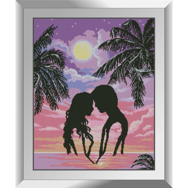 

Набор для рисования камнями алмазная живопись Dream Art Гаваи (квадратные, полная) 31310D