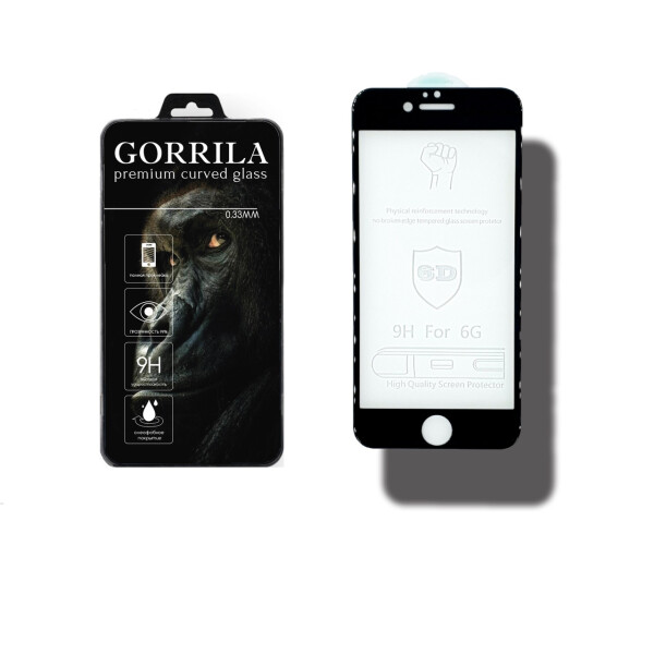 

Защитное стекло GORRILA для iPhone 6 Black