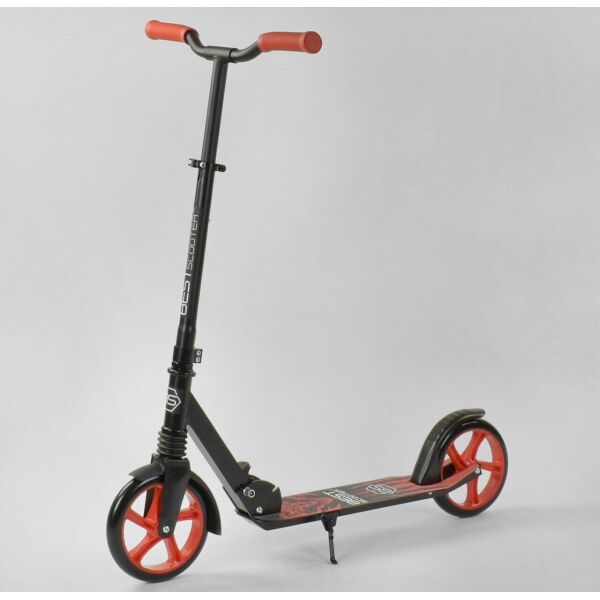 

Двухколесный самокат Best Scooter Wolf Черно-красный (52738)