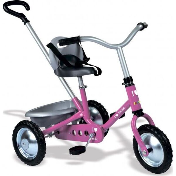 

Детский велосипед Smoby Zooky с багажником Розовый (454016)