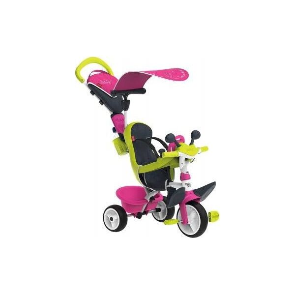 

Детский велосипед Smoby Беби Драйвер металлический с козырьком и багажником (741201)