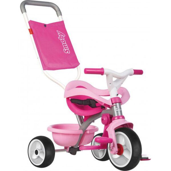 

Детский велосипед Smoby Be Move с багажником и сумкой-конвертом, Розовый (740404)