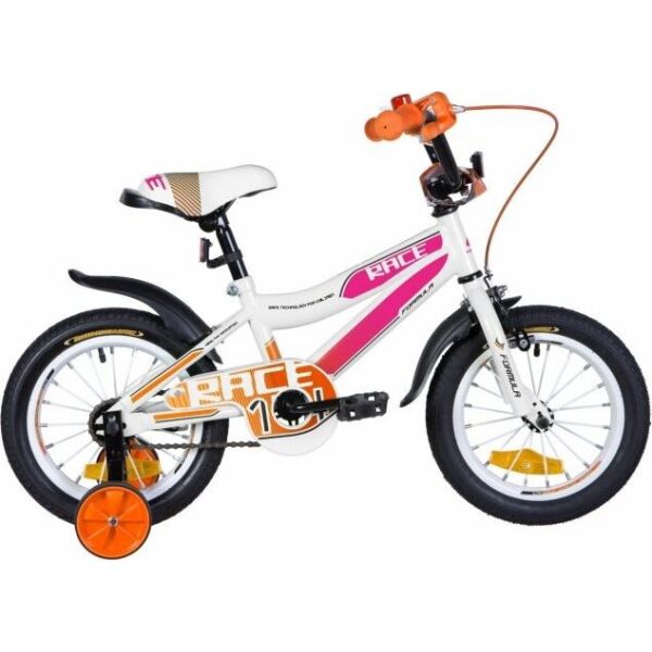 

Детский велосипед Formula 14" RACE рама-8,5" 2020 White/Violet/Orange (OPS-FRK-14-013)