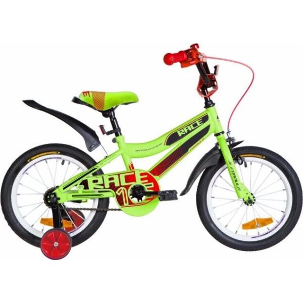 

Детский велосипед Formula 16" RACE рама-9" 2020 Green/Black/Red (OPS-FRK-16-106)
