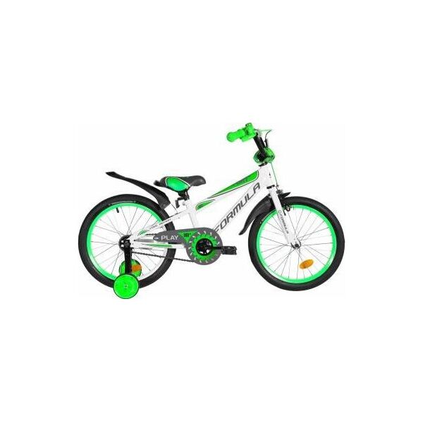 

Детский велосипед Formula 18" SPORT рама-9,5" 2020 White/Green (OPS-FRK-18-057)