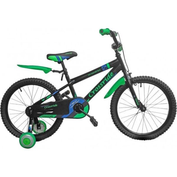 

Велосипед CROSSRIDE 16 BMX ST "FASHION-BIKE" 10" Черный с зеленым (0452)
