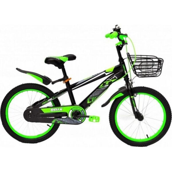 

Велосипед CROSSRIDE 20 BMX ST "BRIX" 10" Черный с зеленым (04571)