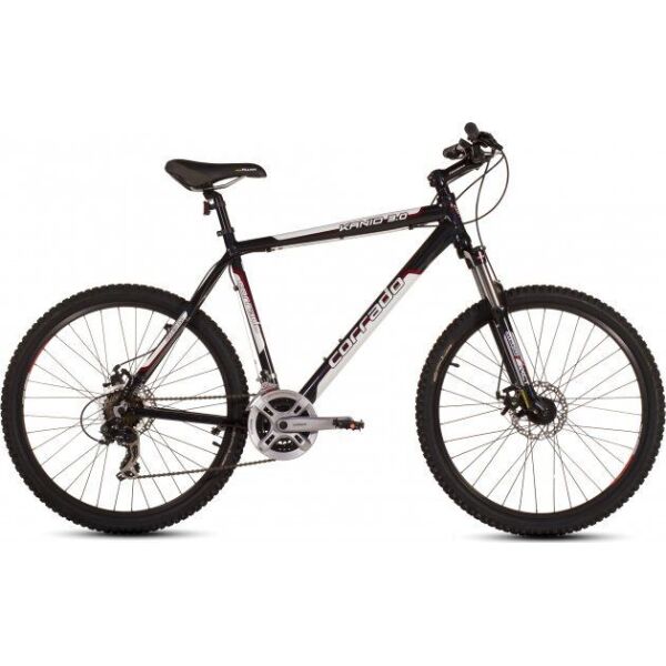 

Велосипед CORRADO 26 MTB AL "KANIO 3.0" 21" Черный/Белый (0305)