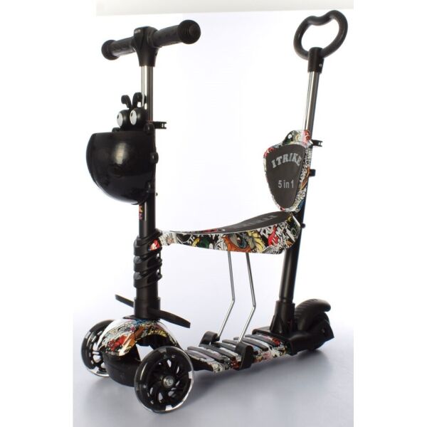 

Самокат 5 в 1 iTrike Maxi JR 3-058-L-WP7 Black (JR 3-058-L-WP7)