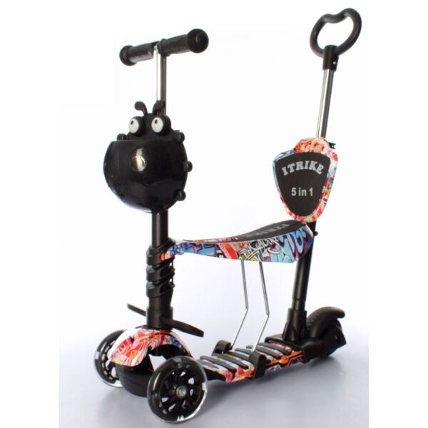 

Самокат 5 в 1 iTrike Maxi JR 3-058-I-WP7 Black (JR 3-058-I-WP7)