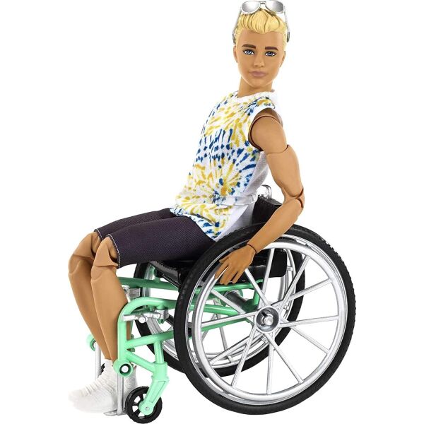 

Кукла Кен Модник в инвалидной коляске Barbie Ken Fashionistas Doll with Wheelchair and Ramp 167 GWX93