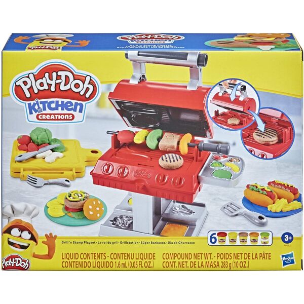 

Игровой набор Плей До Гриль Play-Doh Kitchen Creations Grill 'n Stamp Playset Hasbro F0652