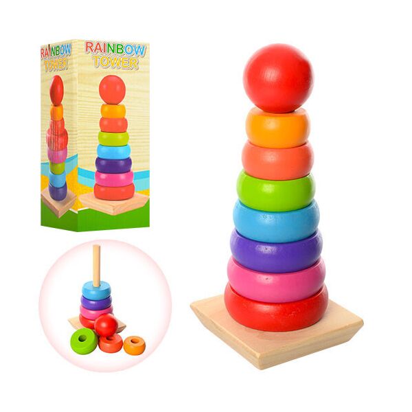 

Деревянная игрушка Пирамидка MD 1215