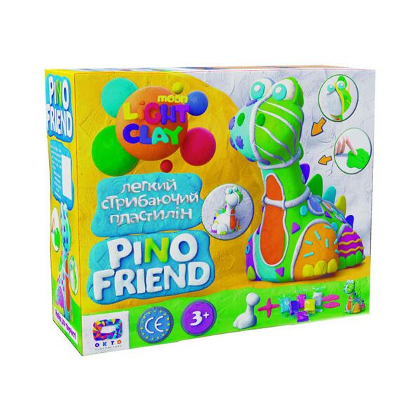 

Набор легкого прыгающего пластилина ТМ Moon Light Clay Pino Friend Барди (9) 70036