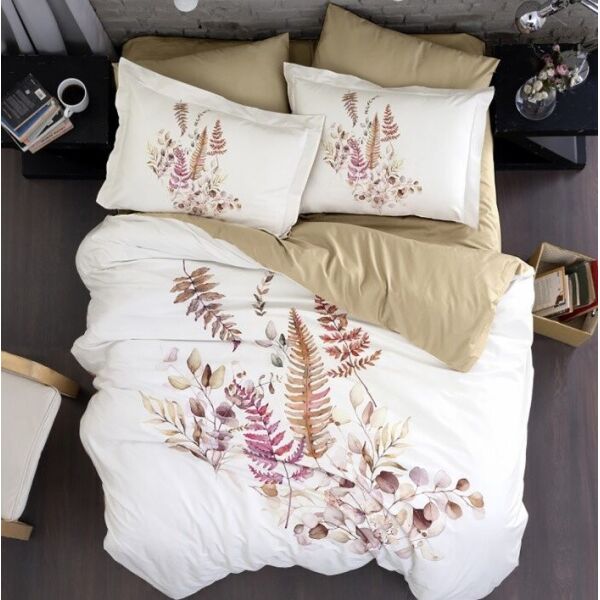 

Постельное белье First Choice. Digital Satin Hannah Caramel-Семейный