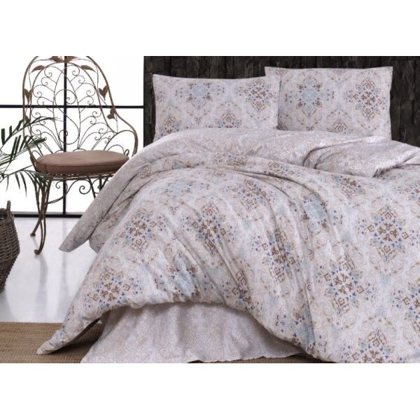 

Постельное белье First Choice. Satin Aqua series Risus-Евро